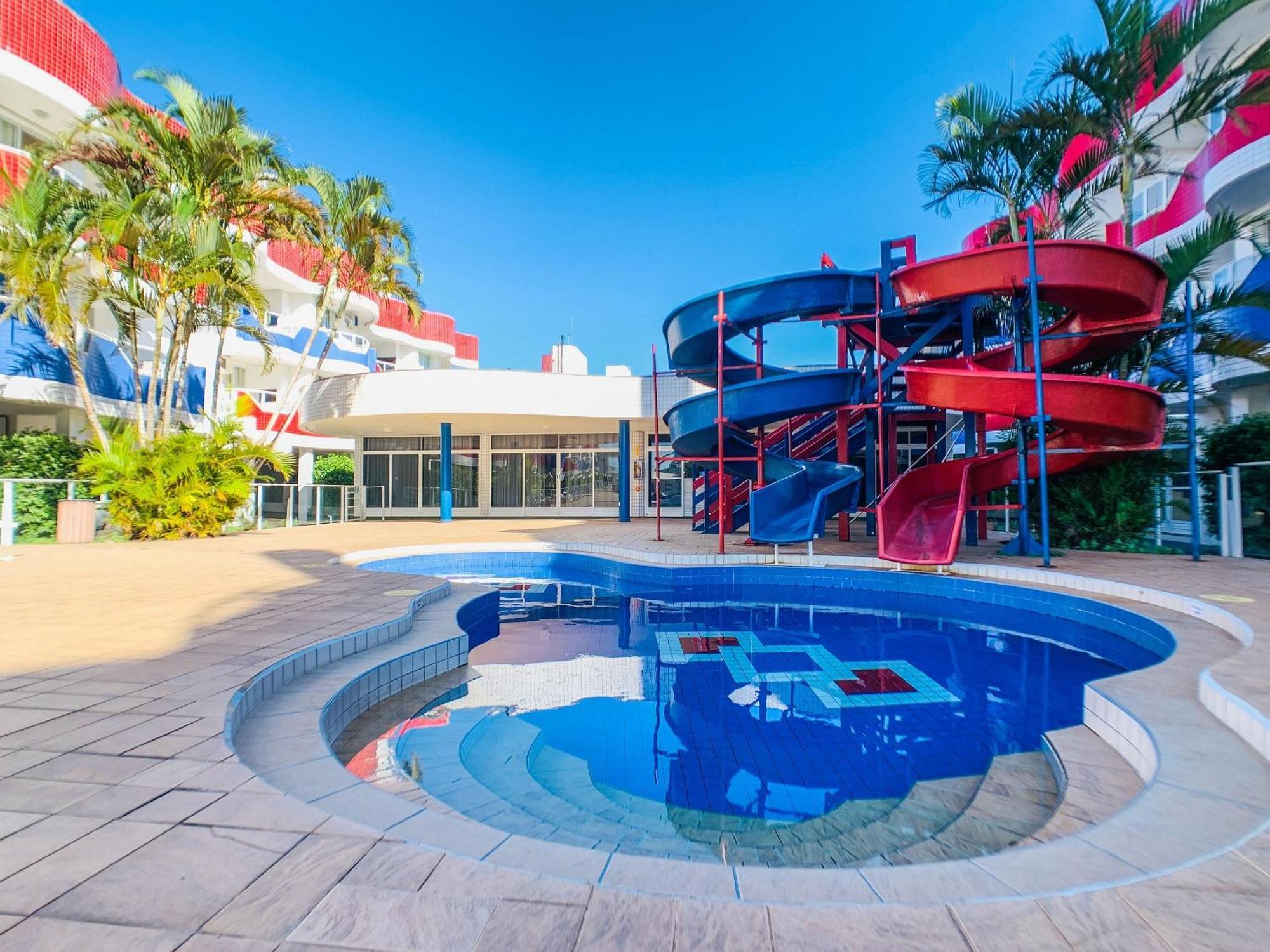 Apartamento Flat 6 Pessoas Com Piscina Aquecida - Po01i *